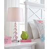 Ashley Lamps - Contemporary Letty Pink Table Lamp